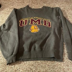 gray UMD crewneck